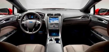 2017 fusion interior