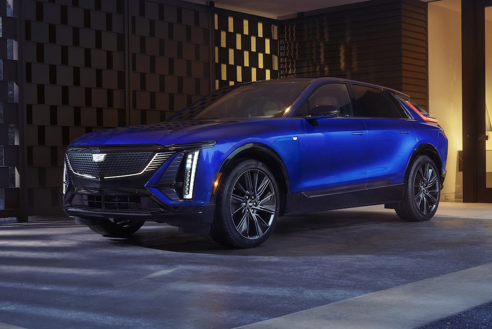 Front 3/4 view of the 2026 Cadillac LYRIQ V