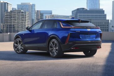 Rear 3/4 view of the 2026 Cadillac LYRIQ V