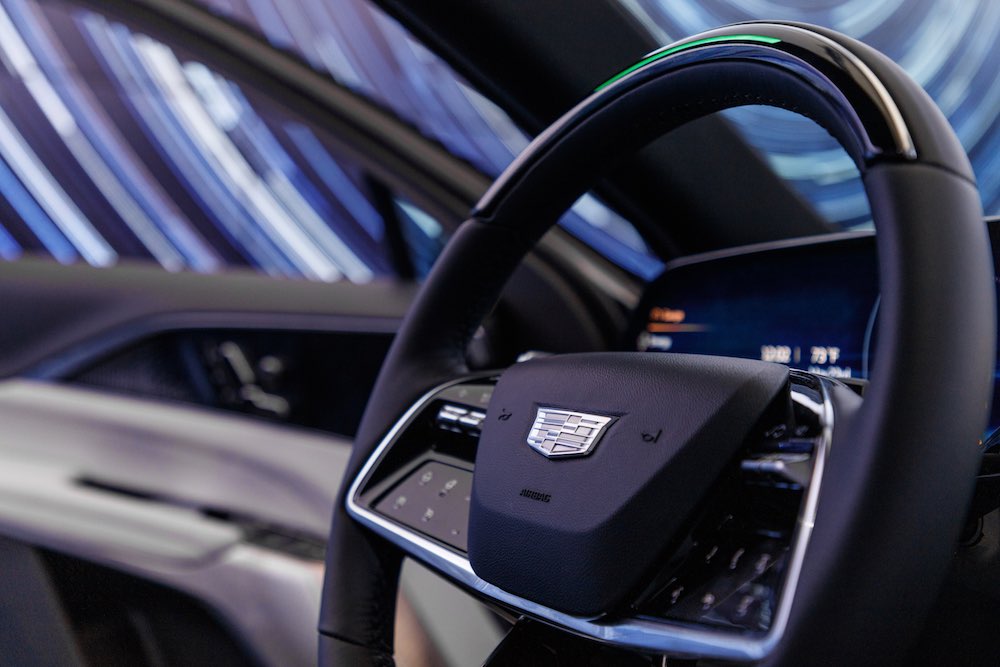 The 2026 Cadillac LYRIQ V  a dynamic, modern and fully electric SUV.