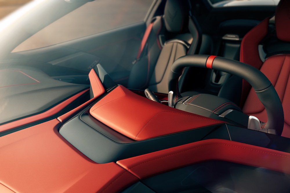 Panel de control del Chevrolet Corvette Stingray Coupe 2026