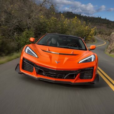 Vista frontal del Chevrolet Corvette Stingray Coupe