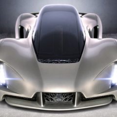 divergent blade 3d printed supercar