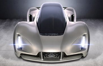 divergent blade 3d printed supercar