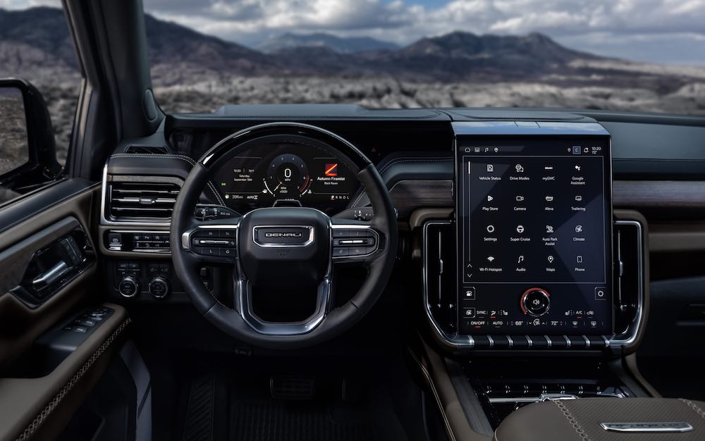 Cabina interior del GMC Yukon Denali Ultimate 2026
