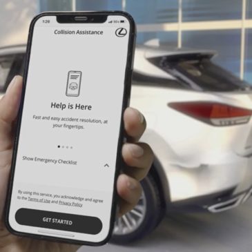 Lexus Debuts Mobile Collision Assistance