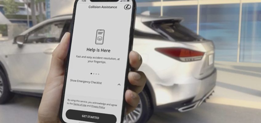 Lexus Debuts Mobile Collision Assistance