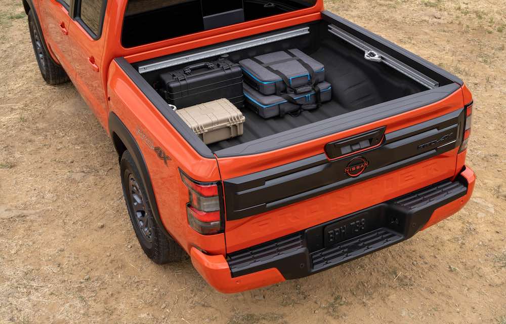 Caja de carga de la Nissan Frontier PRO-4X 2026