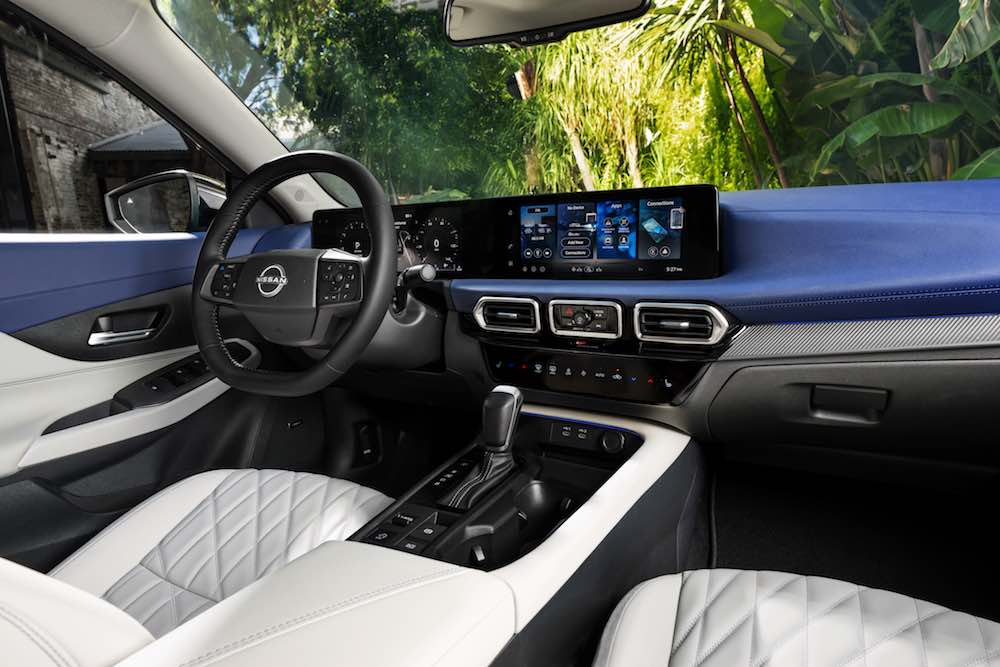 Interior del Nissan Sentra SR 2026