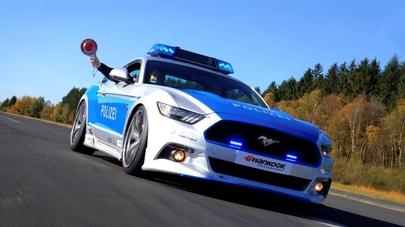 polizei ford mustang gt tuner